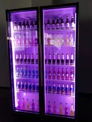 BAR AND NIGHTCLUB DEDICATED WINE DISPLAY FREEZER VERTICAL REFRIGERATOR