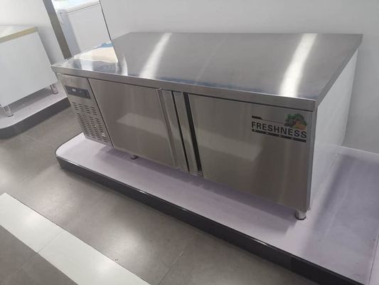 470L Stainless Steel Freezers 17 Cu Ft , Commercial Undercounter Refrigerator Freezer
