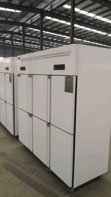 Commercial Stainless Steel Freezers Six Doors 48 Cu Ft