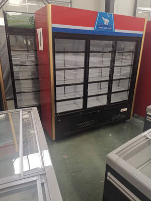 Commercial Soda Upright Glass Door Freezer Pepsi Cola