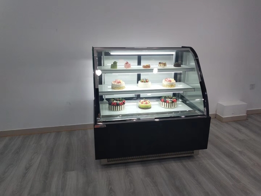 Commercial large capacity refrigerator, baking cabinet, refrigeration equipment, cake display cabinet with lamp